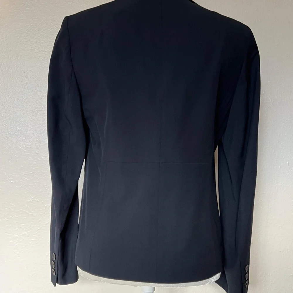 Dark Blue-Black, Lightweight, 2-Button Blazer | Jones New York - Picture 2 of 7